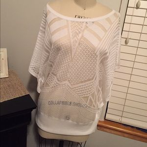 White see through t shirt