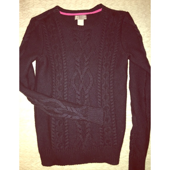 Jc penny's  sweater navy blue