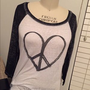 Baseball style long sleeve