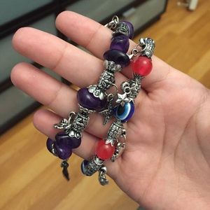 Evil eye elastic bracelets