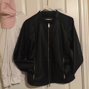 Calvin Klein Black Leather Jacket