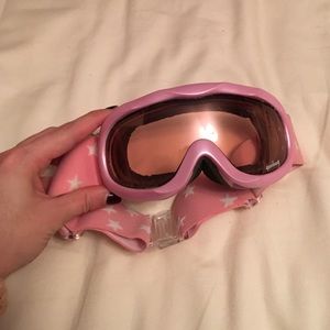 Snowbunny pink ski goggles
