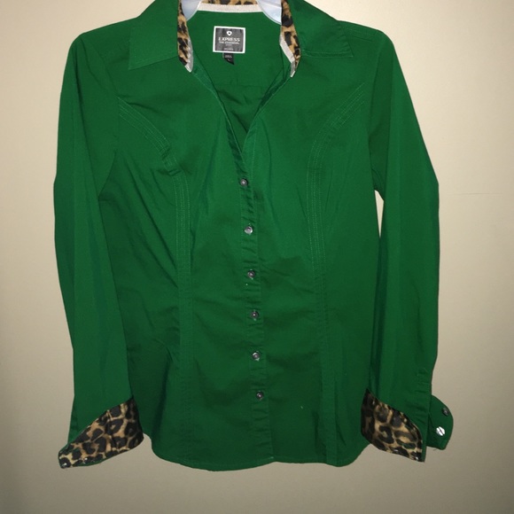 Express collard button down