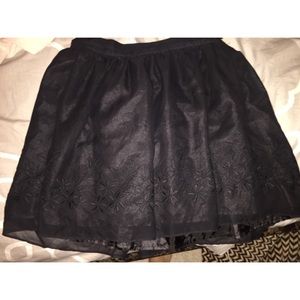 Final price Black flowy skirt