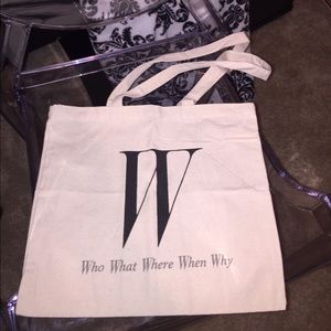 W magazine Canvas Tote Bag