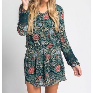 O'neill long sleeve floral dress