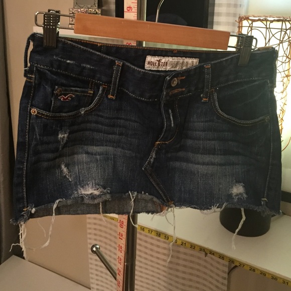 Hollister denim skirt