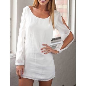 White Split Back Bow Dress *SOLD*