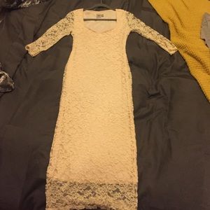 Asos lace midi dress