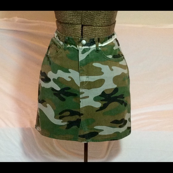Dresses & Skirts - Heart Moon Star camo skirt.