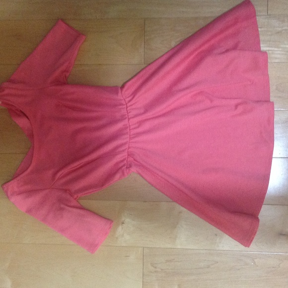 Bright pink dress