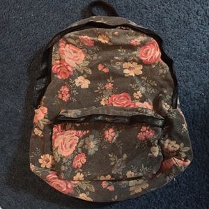 Floral print backpack
