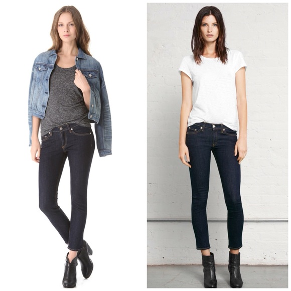 Rag & Bone Heritage High Rise Skinny Capri sz 25