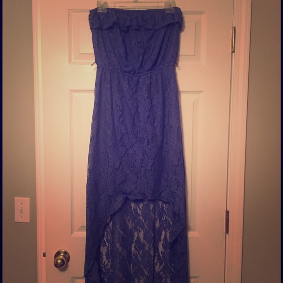 Periwinkle high-low Summer Dress