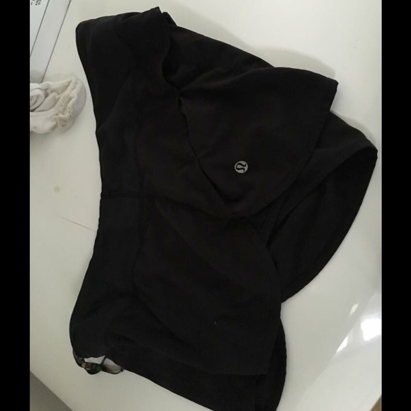 Black lululemon shorts