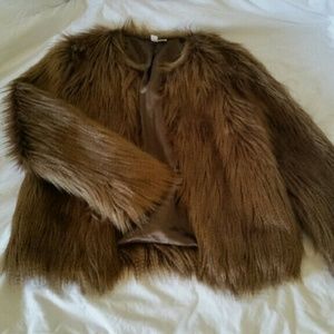 Premium faux fur coat