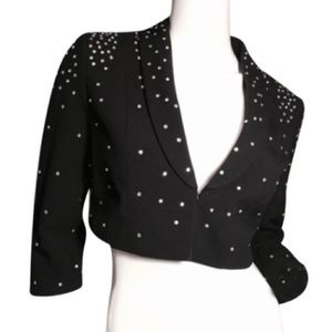 Beautiful bolero with bead accent!