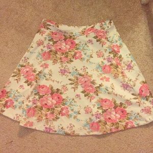 Floral skirt