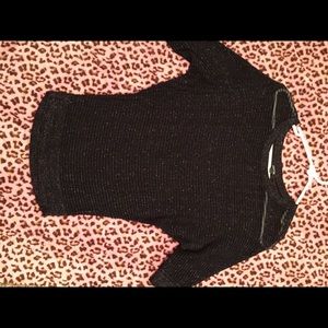 Sparkly sweater top