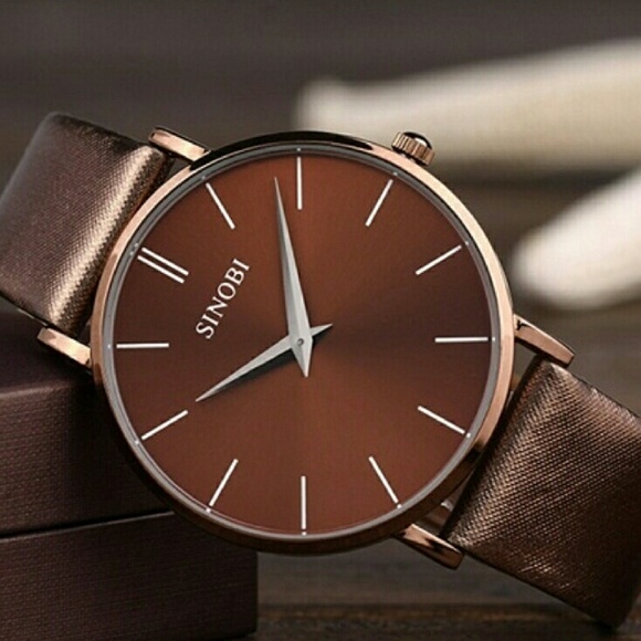 Brand New SINOBI Ultrathin Man's Quartz Wristwatch