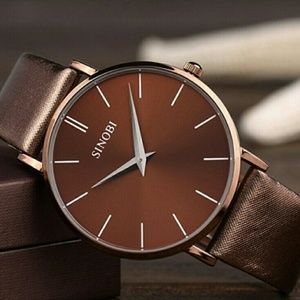 Brand New SINOBI Ultrathin Man's Quartz Wristwatch