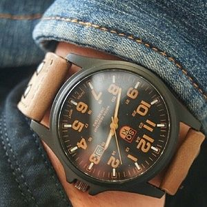 Men's Fashion Sport Watches Men Military Leather