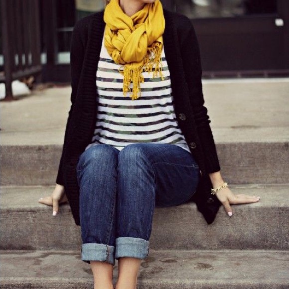 EXPRESS striped long sleeved shirt - Picture 4 of 4