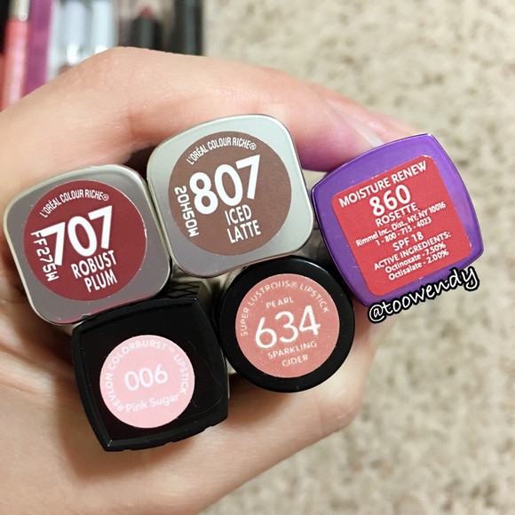 SOLD 10 Lipsticks & Lipgloss - Picture 2 of 2