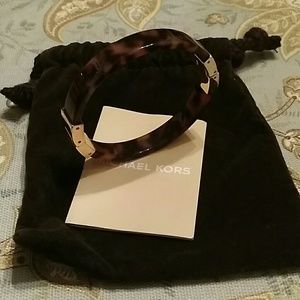 *Authentic* Michael Kors Hinged Tortoise Bracelet