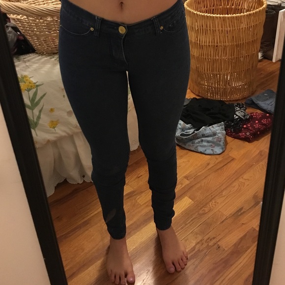 BDG high rise cigarette dark jeans