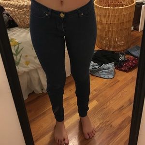 BDG high rise cigarette dark jeans