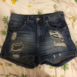 destroyed mom shorts