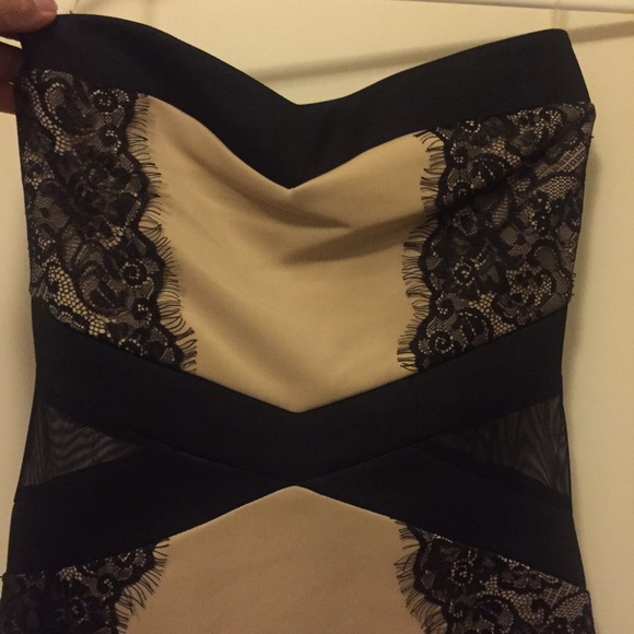 bebe Dresses & Skirts - New Nude/Black 2B Bebe Dress