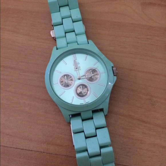 Charming Charlie turquoise boyfriend watch