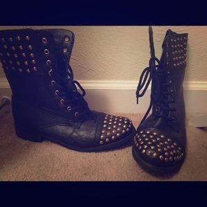 Studded boots