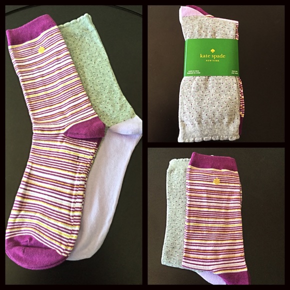 KATE SPADE 2 Pairs of Trouser Boot Socks - Picture 2 of 4