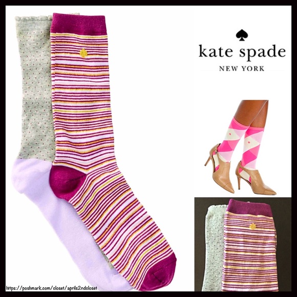 KATE SPADE 2 Pairs of Trouser Boot Socks - Picture 4 of 4