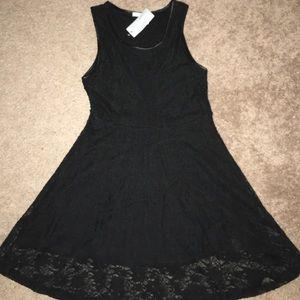 Lace black dress
