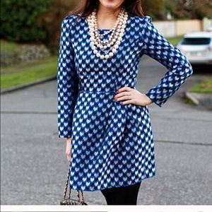 NEW T&J Designs 💙 Jacquard dress: S M L XL