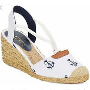 Ralph Lauren canvas wedge