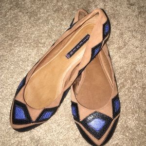 Steve Madden flats blue/black/brown