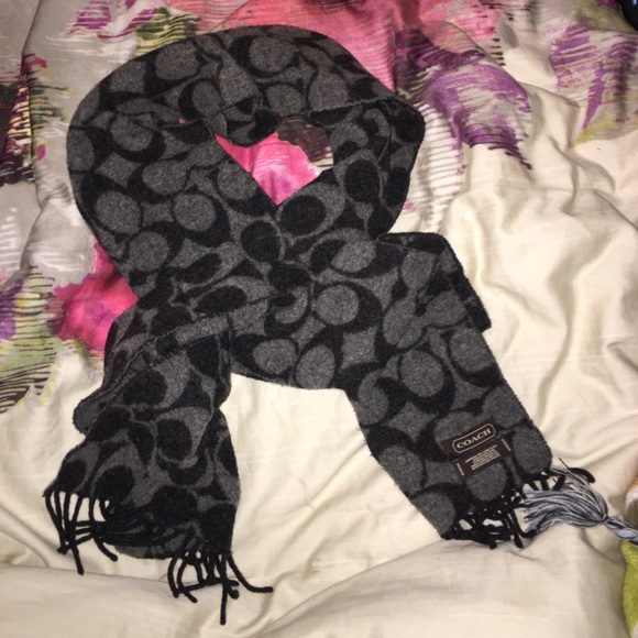 Warm Wool Coach Scarf
