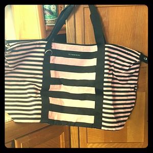 Pink Striped VS bag