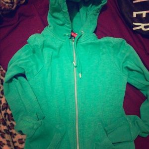 Hoodie greenish teal H&M