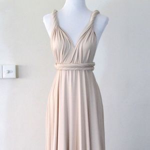 Infinity Bridesmaid Dress - Champagne