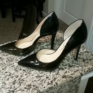 Jessica Simpson Claudia Paten leather Pump