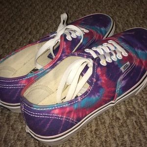 Tie dye vans