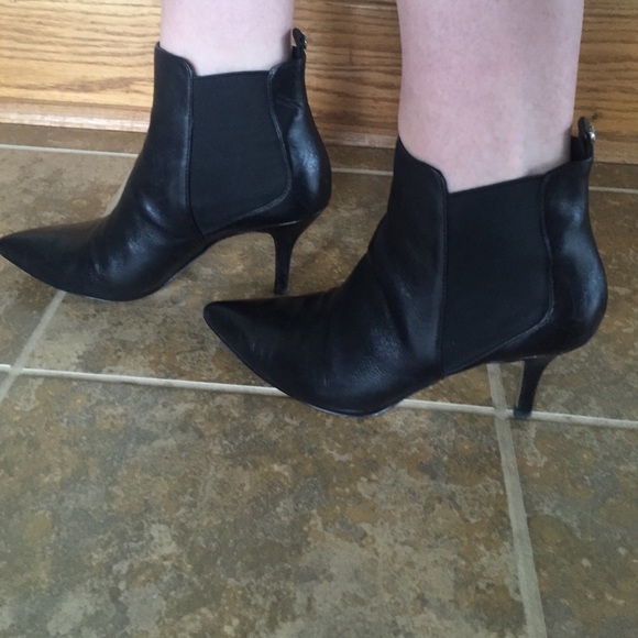 Black ankle booties