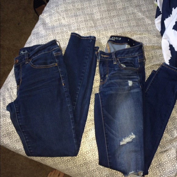BUNDLE!! Size 4&6 AE skinny jean!!💋👌🏻😋😈