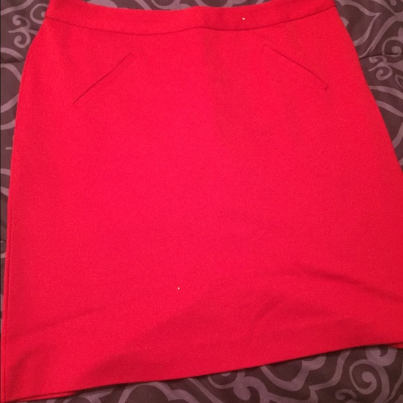 Red skirt